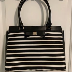 Great Condition Kate Spade striped handbag